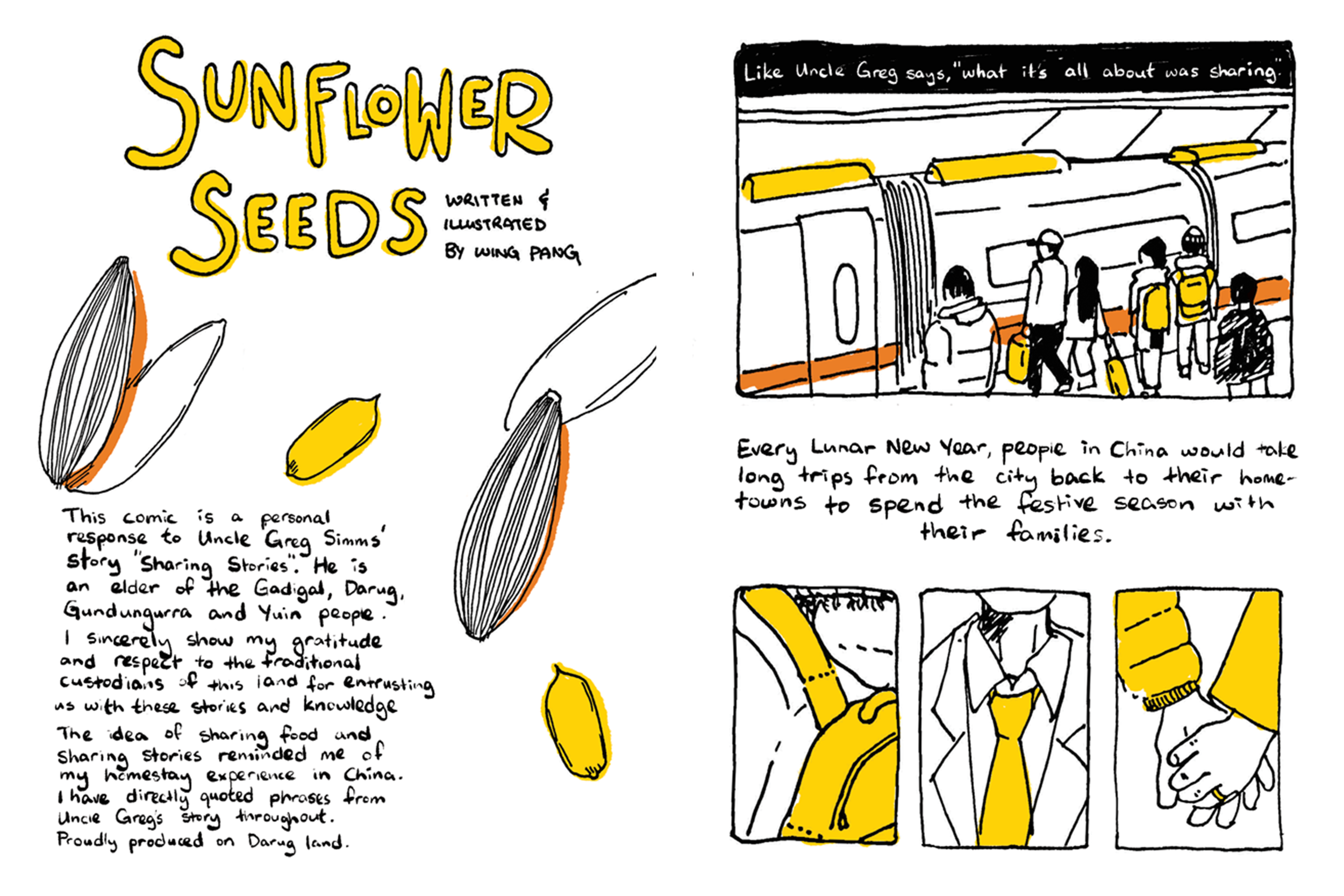 Page one of Sunflower Seeds.